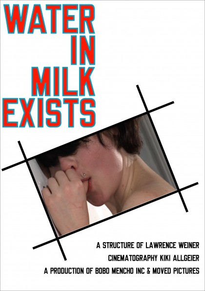 WATER IN MILK EXISTS LAWRENCE WEINER<br />
POSTER WATER IN MILK EXISTS LAWRENCE WEINER<br />
POSTER