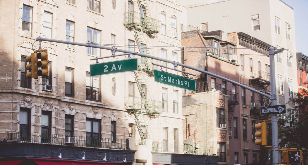 2nd Avenue and St. Marks Place Swiss Institute