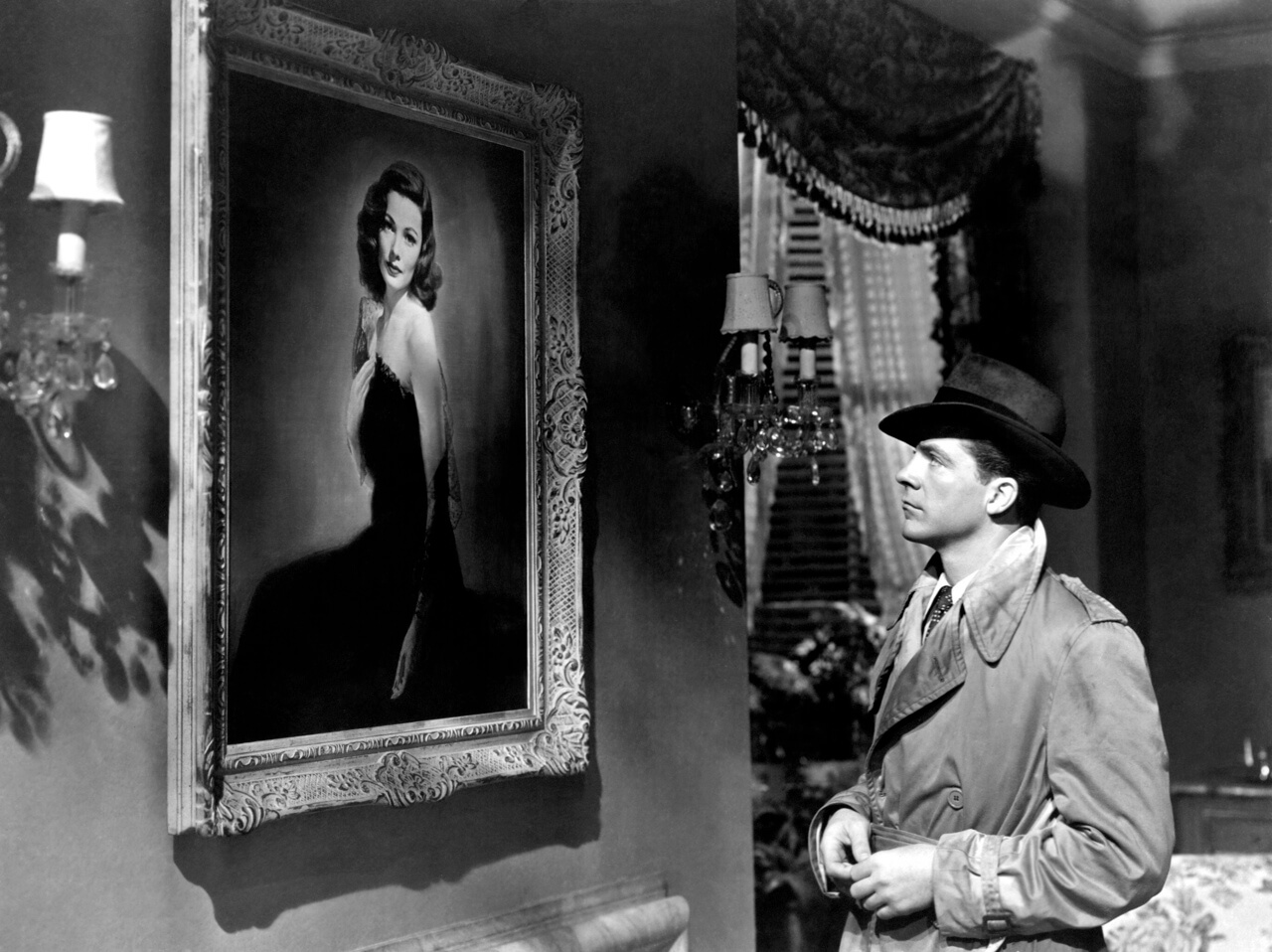 Still from Laura (1944) The Dark Galleries Stephen Jacobs Fade In