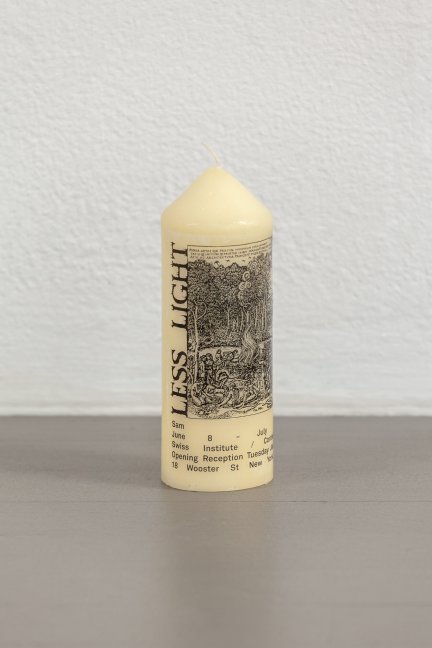 Sam Lewitt: Less Light Warm Words Candle