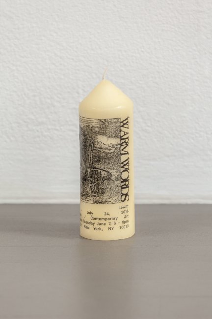Sam Lewitt: <em>Less Light Warm Words</em> Candle - Image 2
