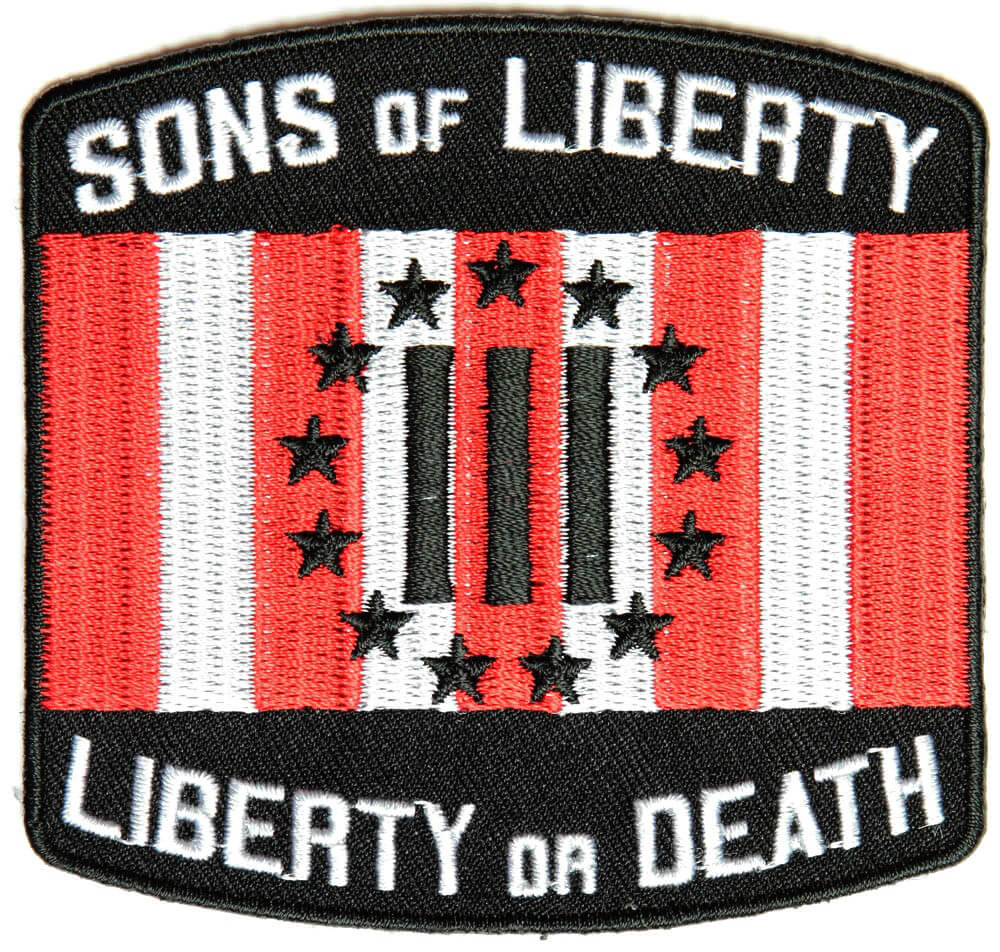 Sons of Liberty Three Percent Patch | Embroidered Patches