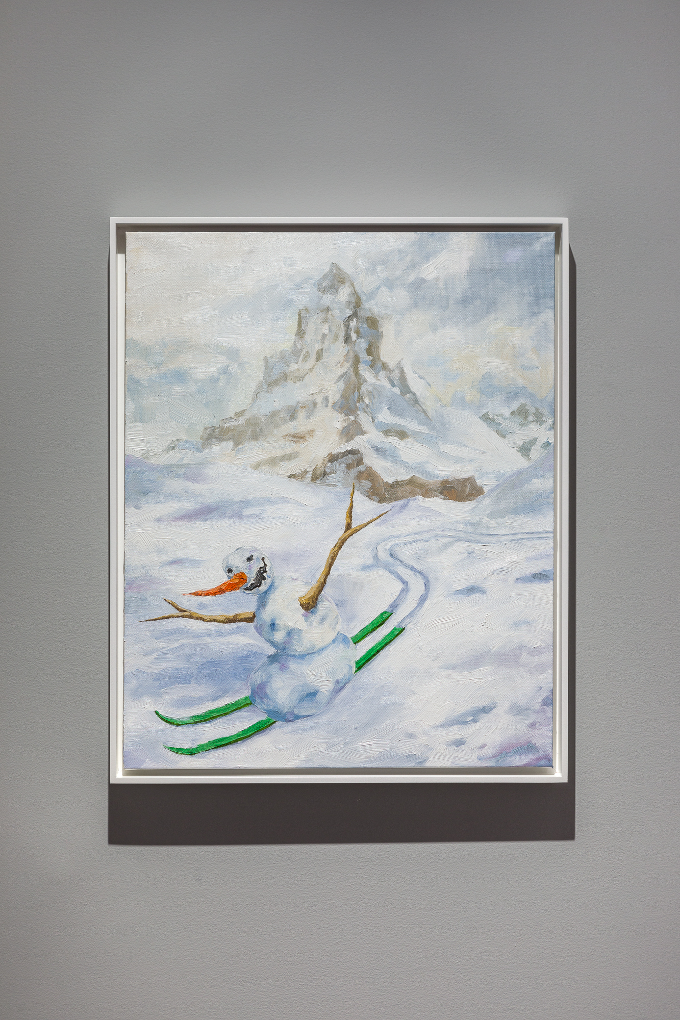 Jan Kiefer: Skiing Snowman Swiss Institute