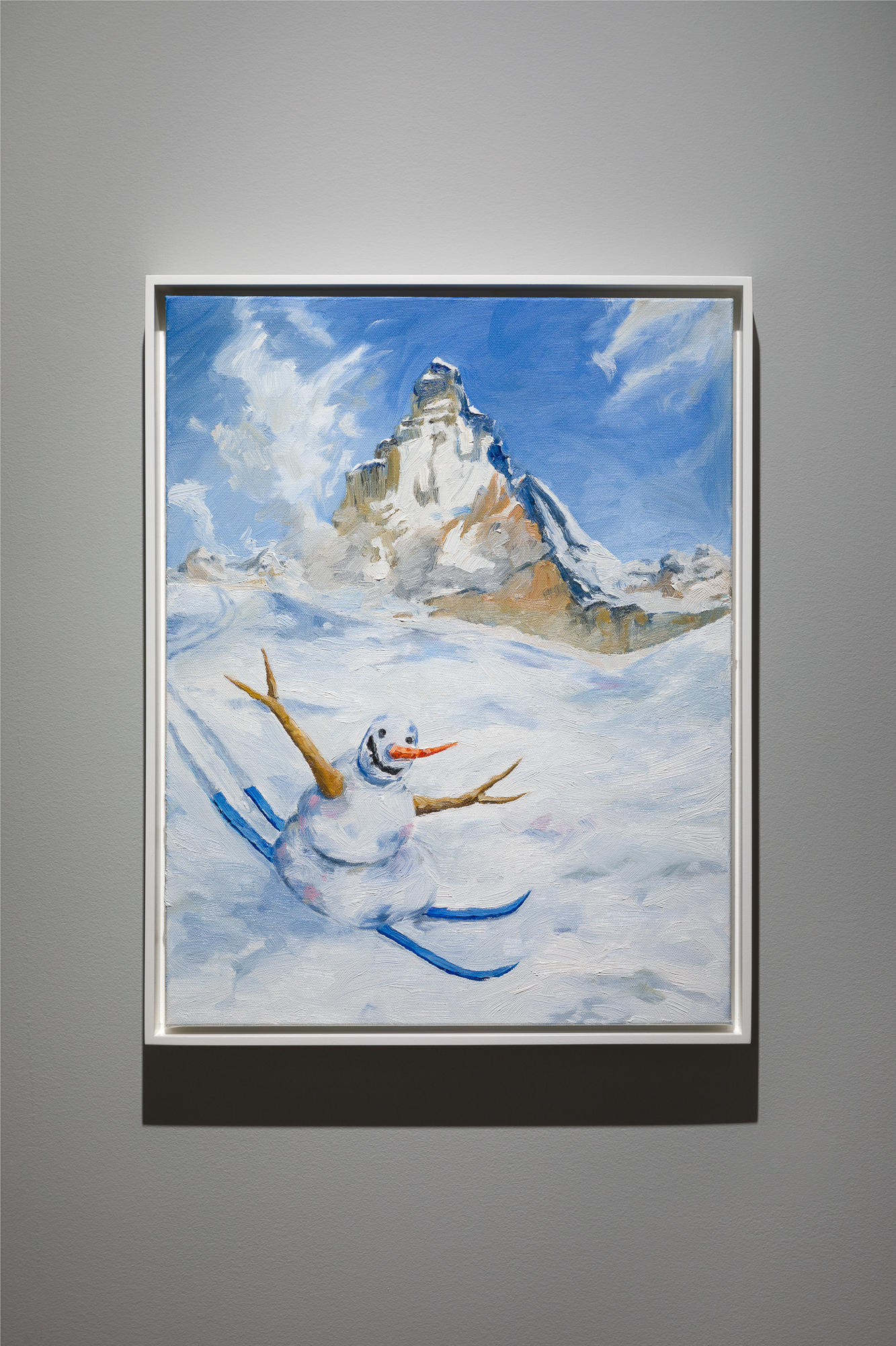 Jan Kiefer: Skiing Snowman Swiss Institute