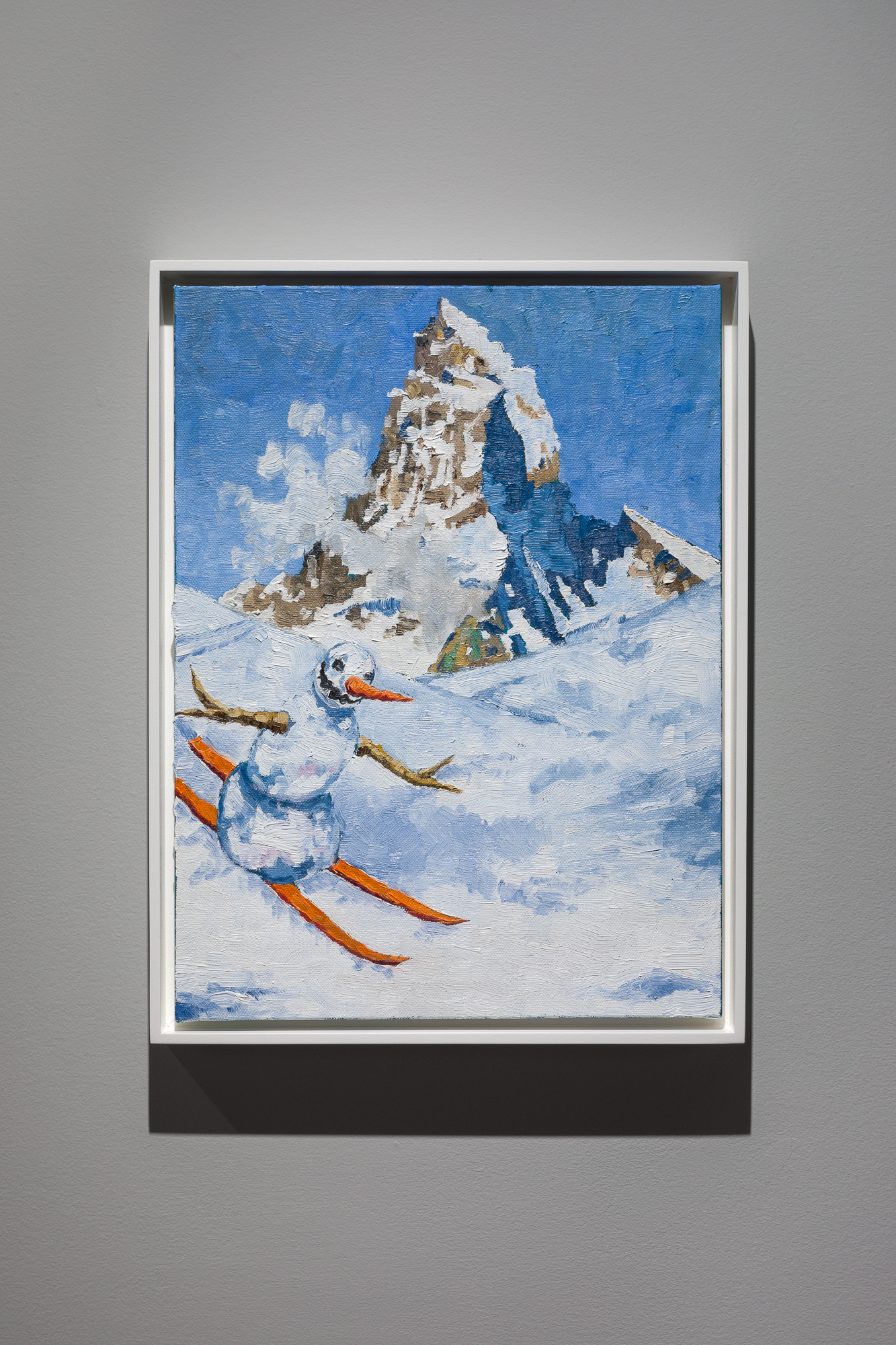 Jan Kiefer: Skiing Snowman Swiss Institute
