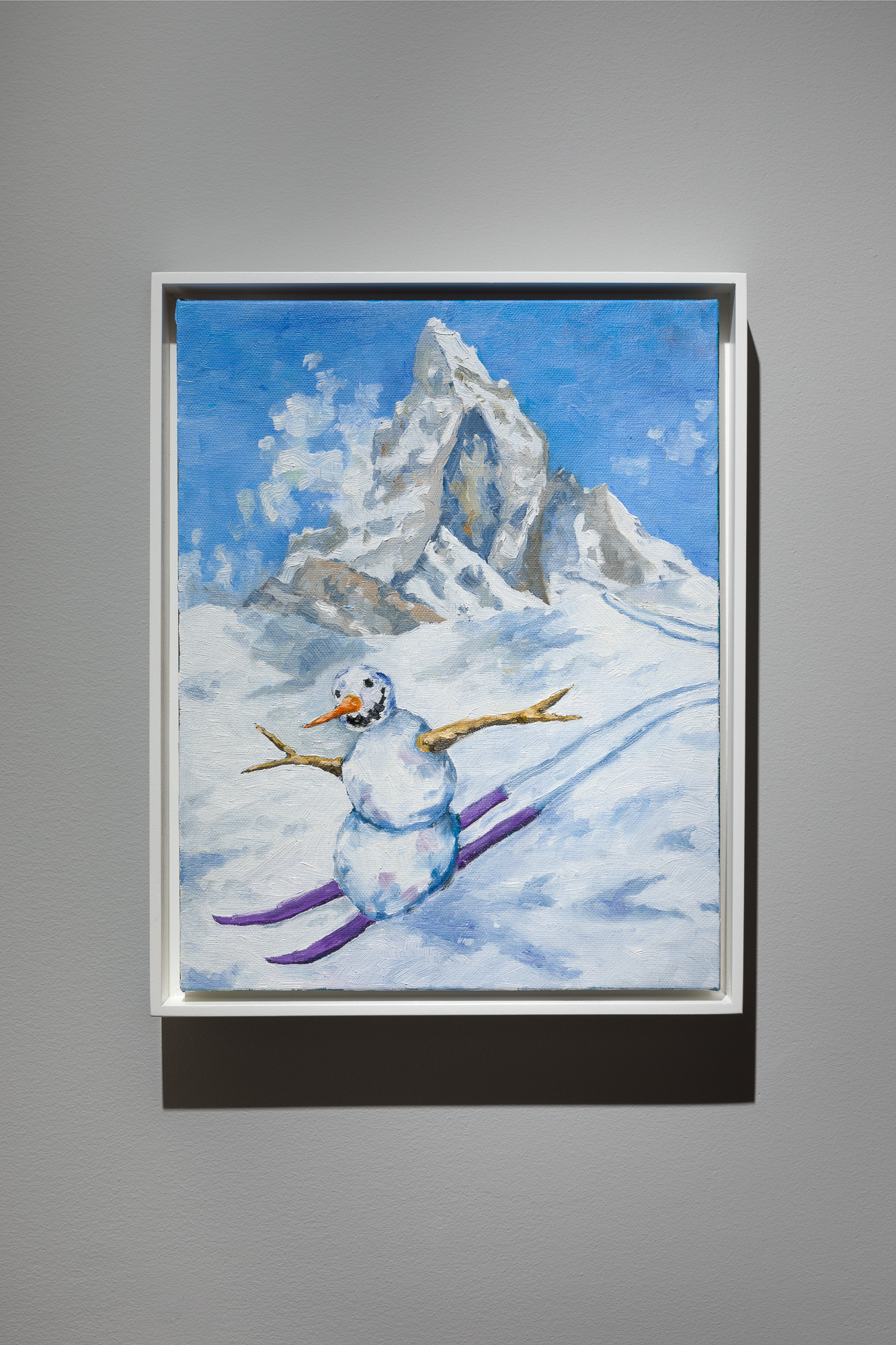 Jan Kiefer: Skiing Snowman Swiss Institute